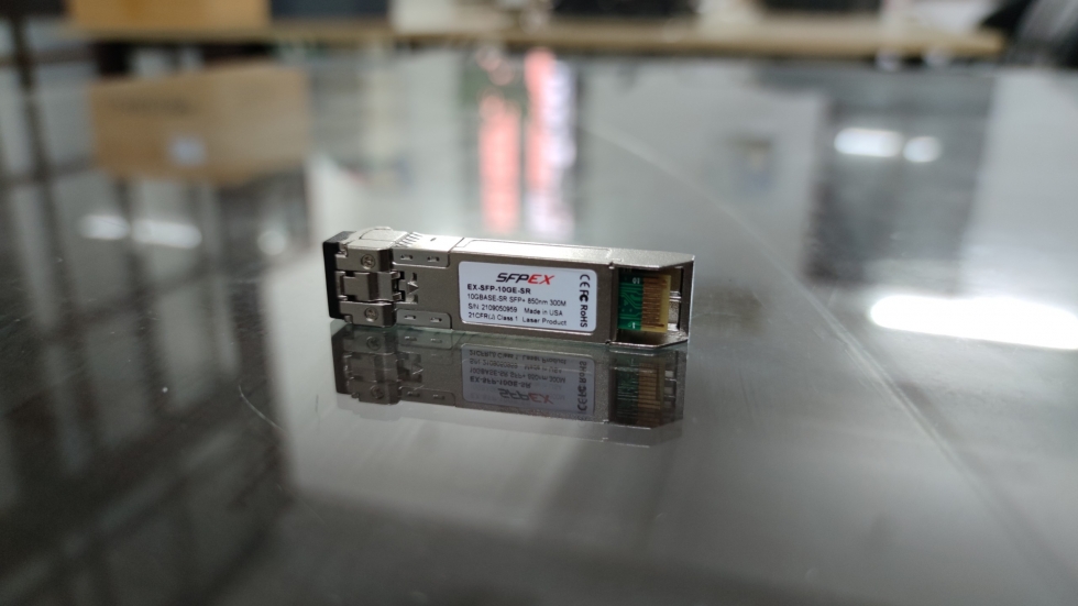 Juniper SFP+ 10GBASE-SR, LC connector, 850nm, 300m reach on 50 microns multimode fiber, 33m on 62.5 microns multimode fiber