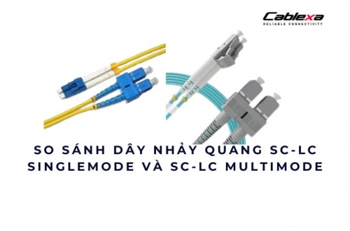 So sánh dây nhảy quang SC-LC Singlemode và SC-LC Multimode chuẩn 2025