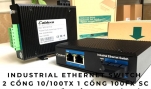 Industrial Ethernet Switch 2 cổng 10/100TX 1 cổng 100FX SC Cablexa – Bền bỉ cho nhà máy